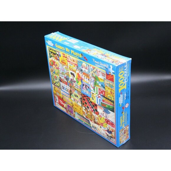 SEALED White Mountain GAMES WE PLAYED 1000 Piece Jigsaw Puzzle - Picture 11 of 11